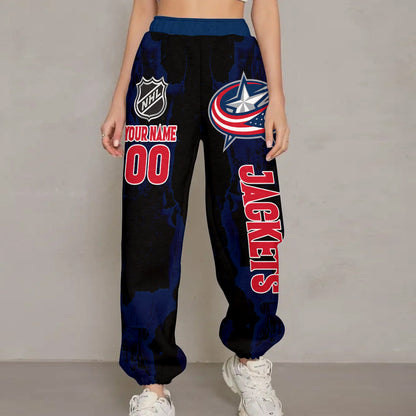 Unisex Adult NHL New Personalized Long Pants