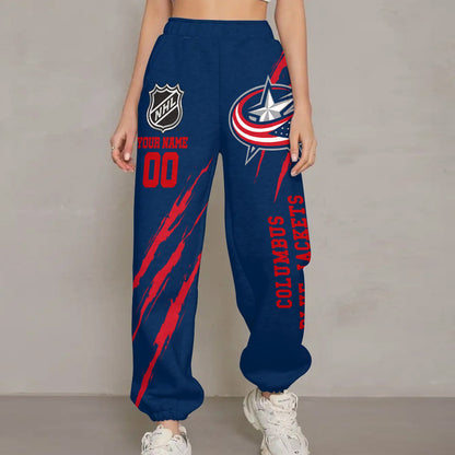 Unisex Adult NHL New Personalized Long Pants