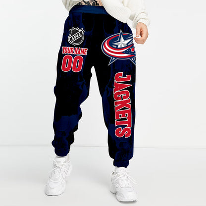 Unisex Adult NHL New Personalized Long Pants