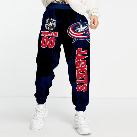Unisex Adult NHL New Personalized Long Pants