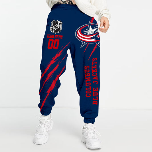 Unisex Adult NHL New Personalized Long Pants