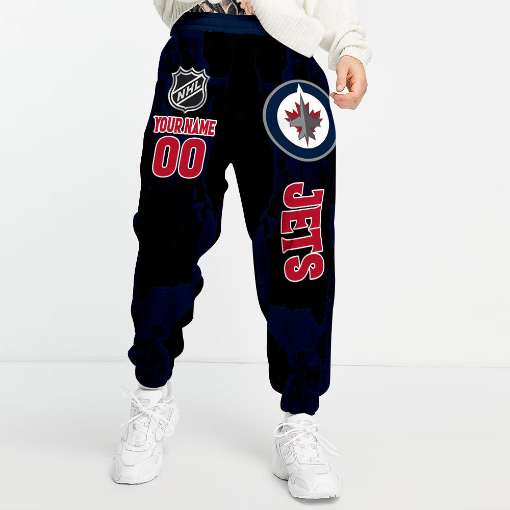 Unisex Adult NHL New Personalized Long Pants