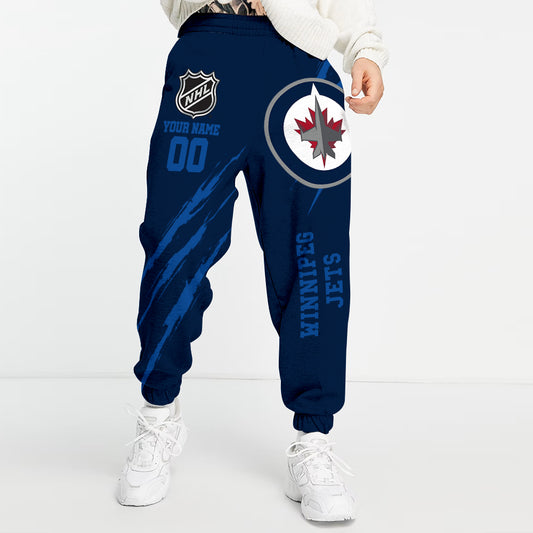 Unisex Adult NHL New Personalized Long Pants