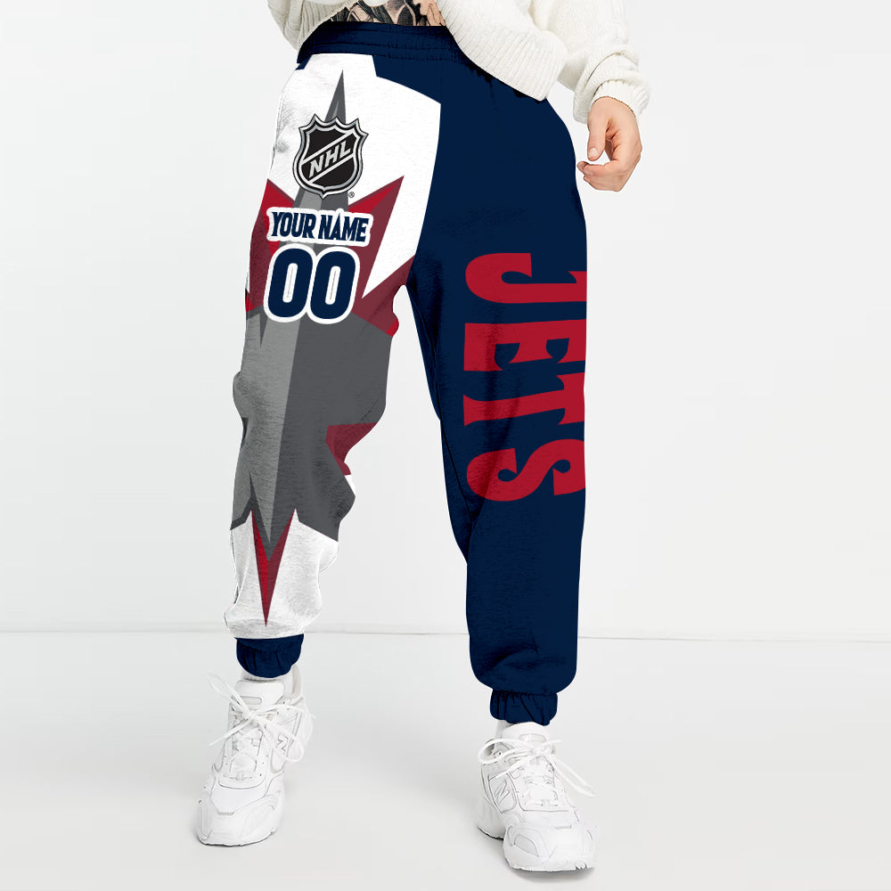 Unisex Adult NHL New Personalized Long Pants