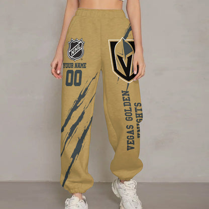 Unisex Adult NHL New Personalized Long Pants
