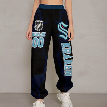 Unisex Adult NHL New Personalized Long Pants
