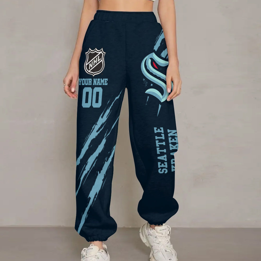 Unisex Adult NHL New Personalized Long Pants