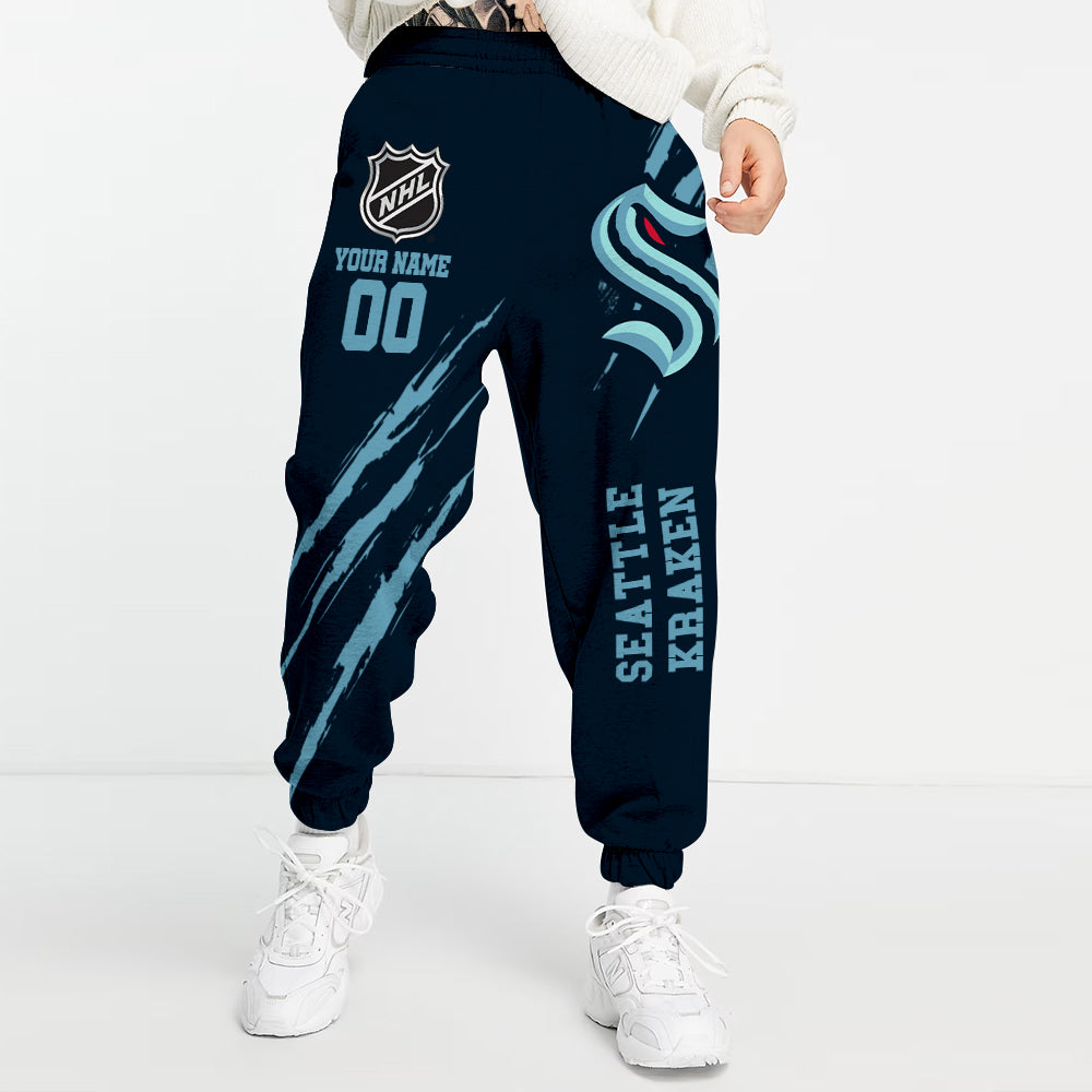 Unisex Adult NHL New Personalized Long Pants