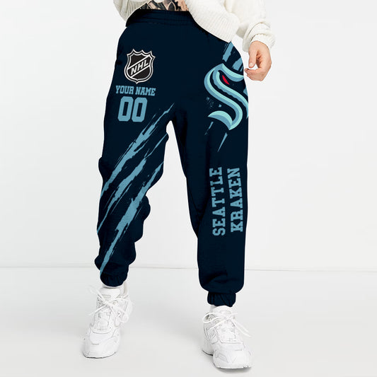 Unisex Adult NHL New Personalized Long Pants