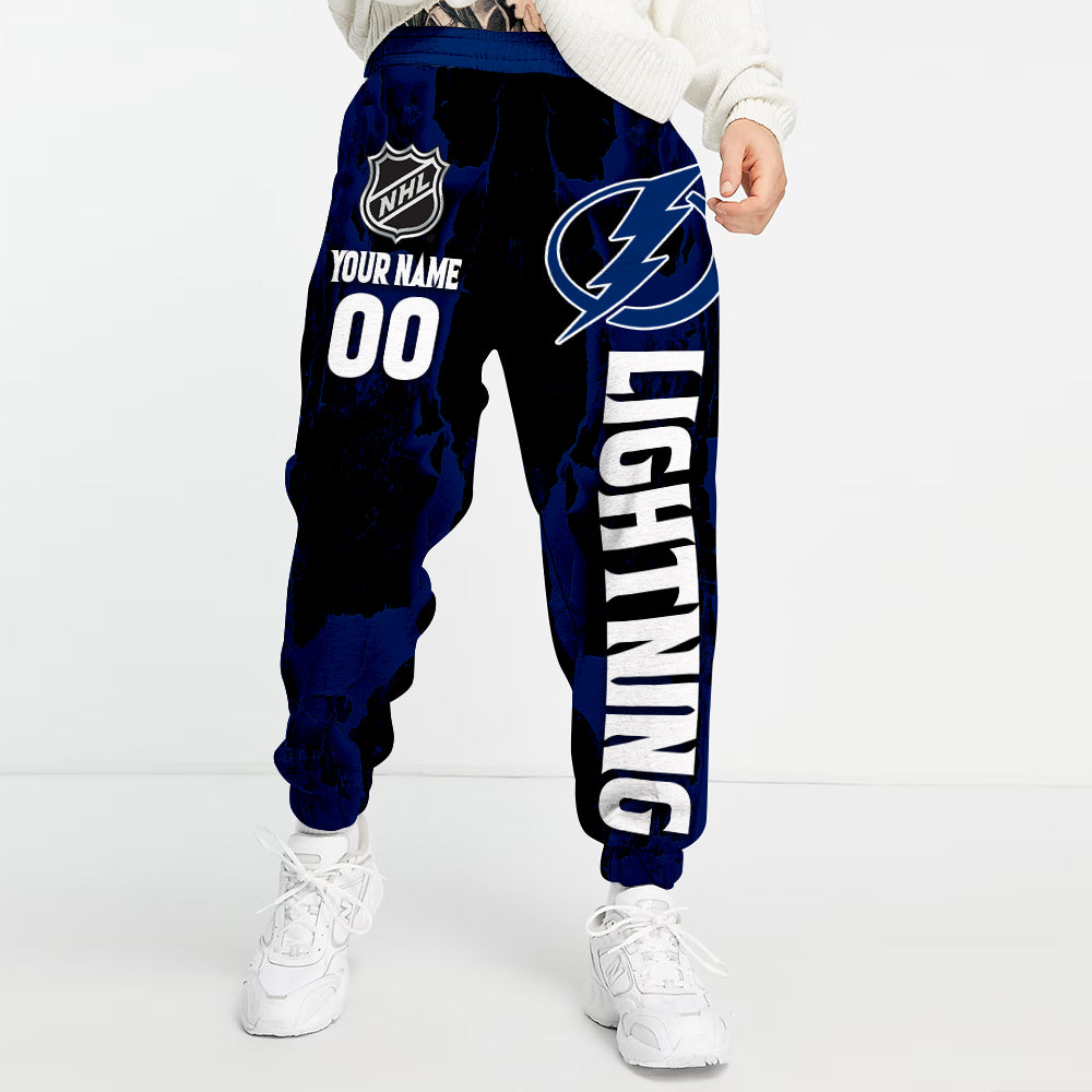 Unisex Adult NHL New Personalized Long Pants