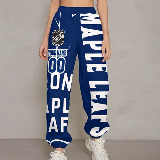 Unisex Adult NHL New Personalized Long Pants