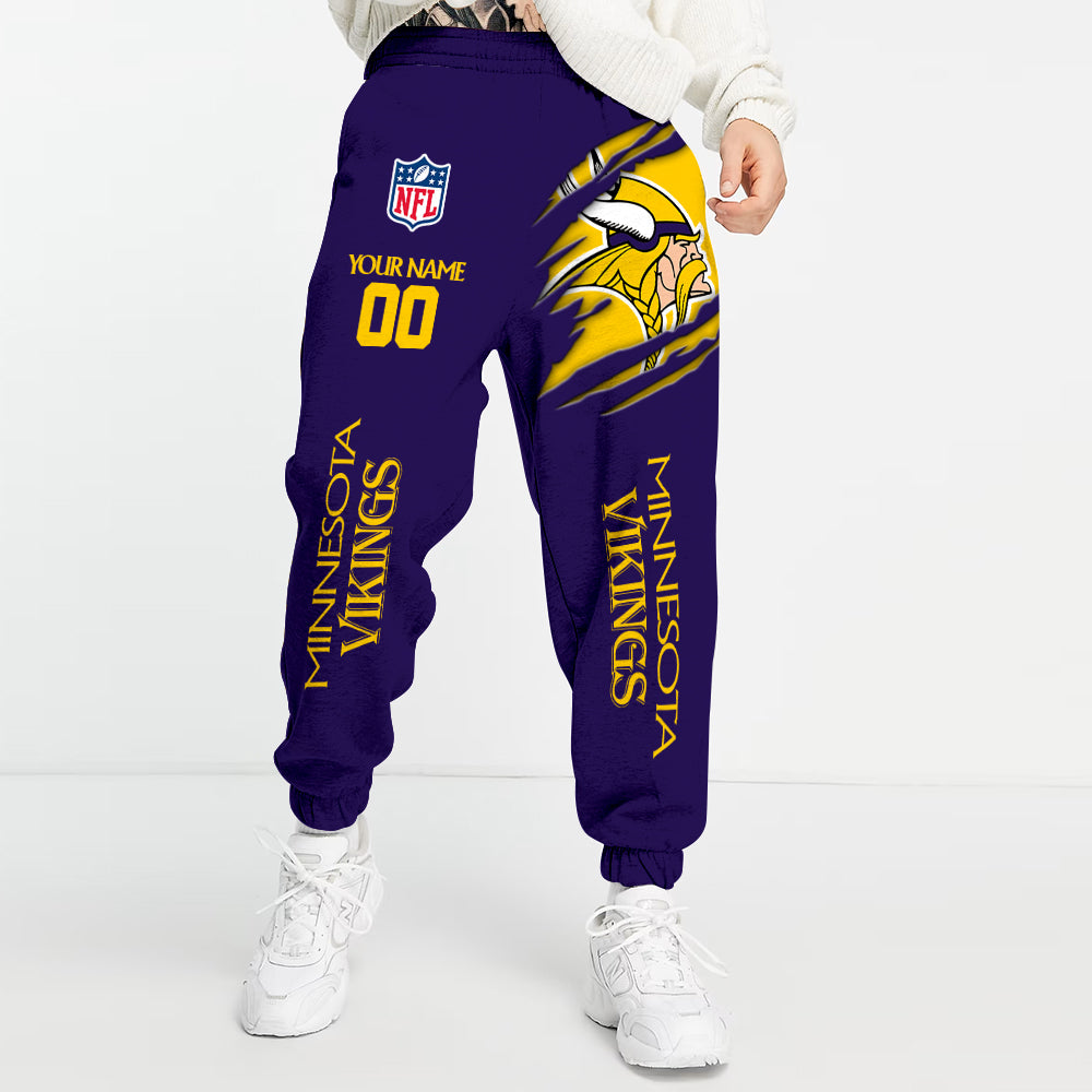 Unisex Adult NHL New Personalized Long Pants