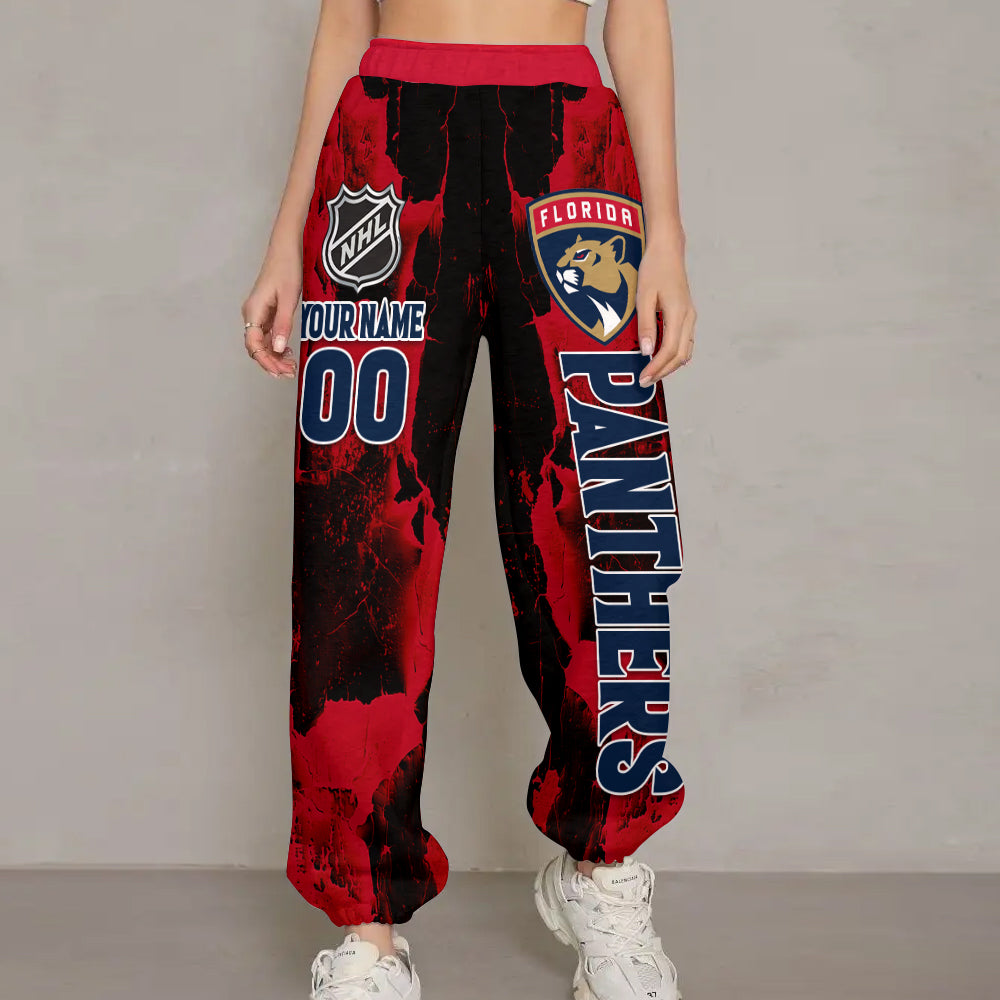 Unisex Adult NHL New Personalized Long Pants