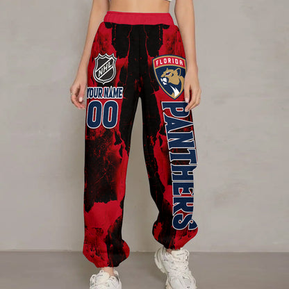 Unisex Adult NHL New Personalized Long Pants