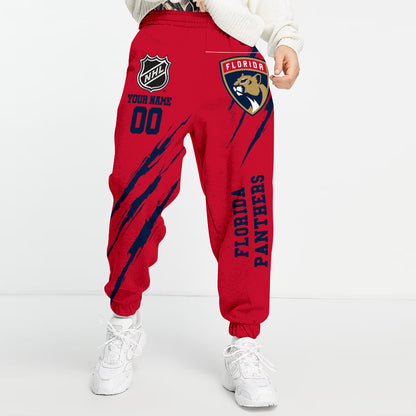 Unisex Adult NHL New Personalized Long Pants