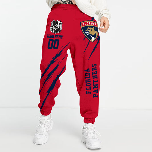 Unisex Adult NHL New Personalized Long Pants