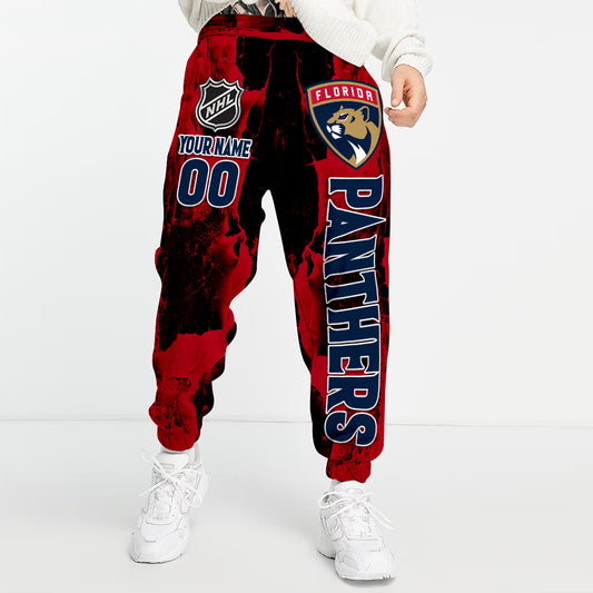 Unisex Adult NHL New Personalized Long Pants