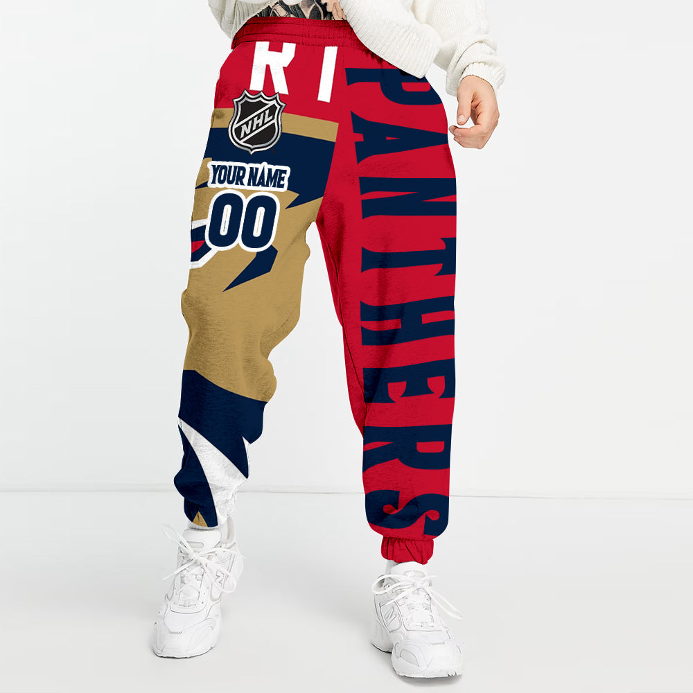 Unisex Adult NHL New Personalized Long Pants