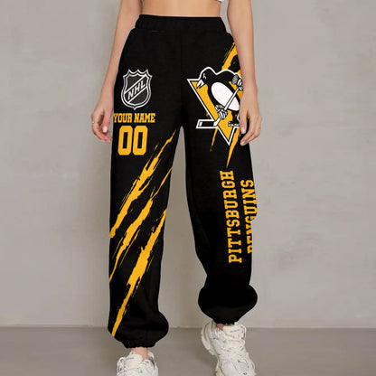 Unisex Adult NHL New Personalized Long Pants