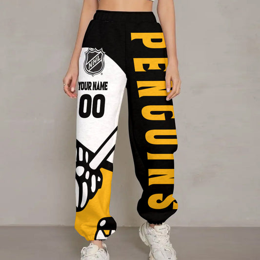 Unisex Adult NHL New Personalized Long Pants