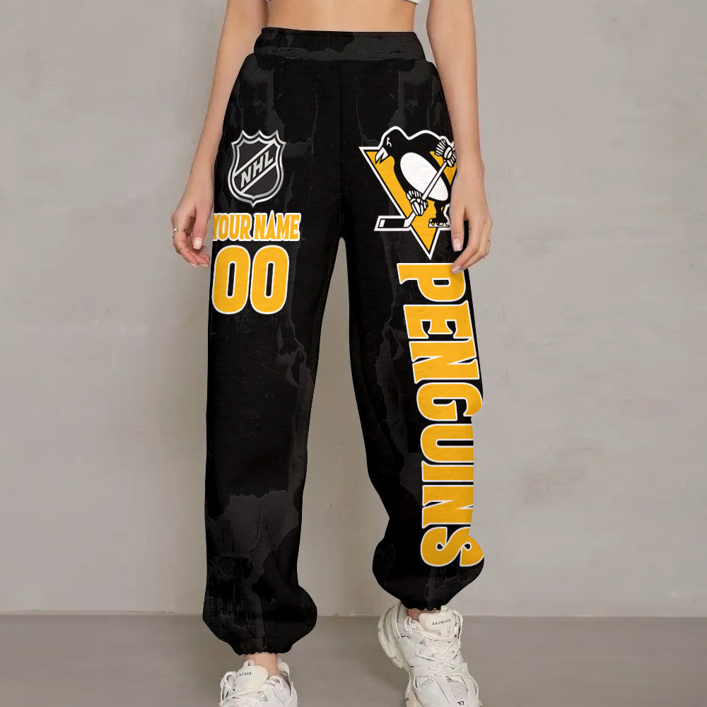 Unisex Adult NHL New Personalized Long Pants