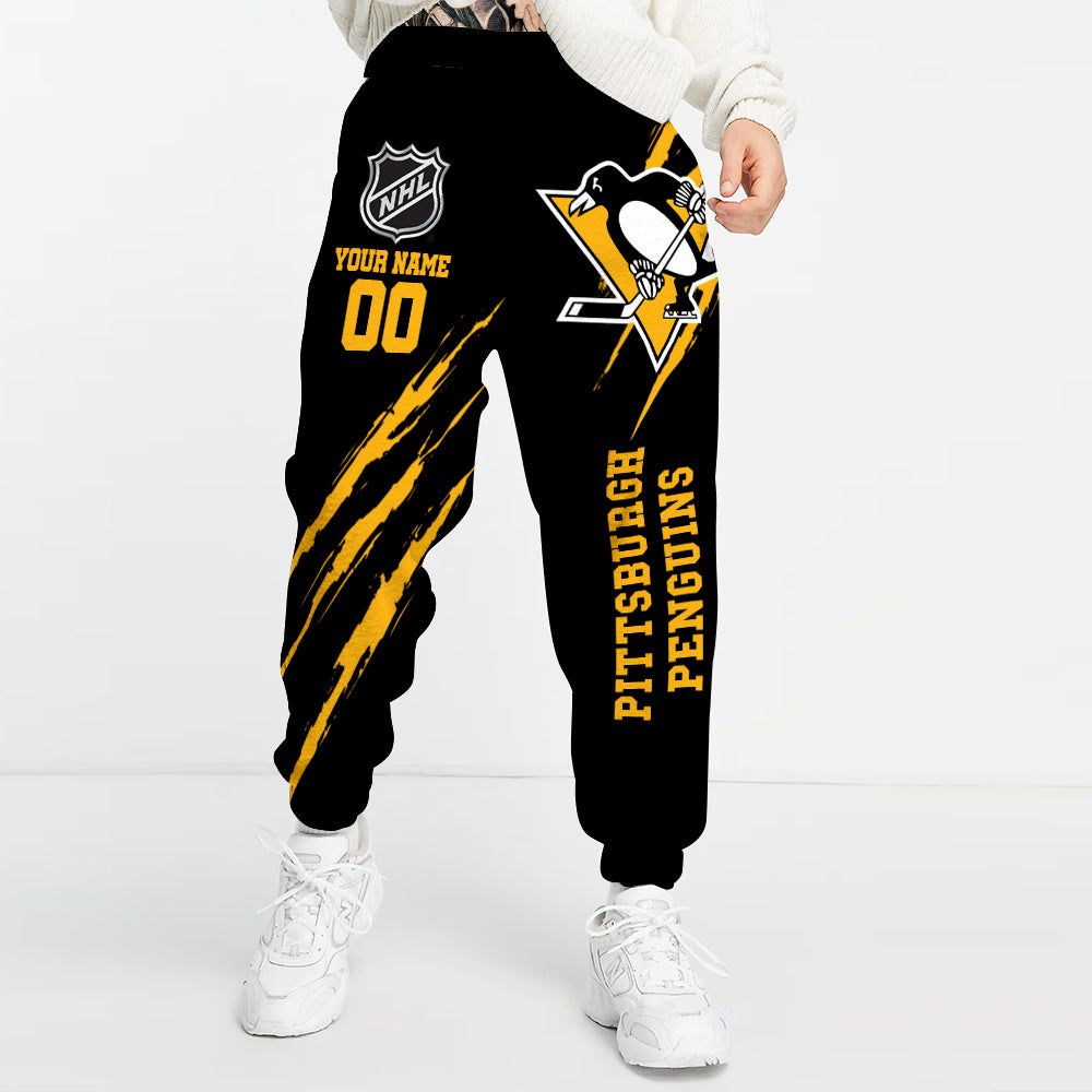 Unisex Adult NHL New Personalized Long Pants