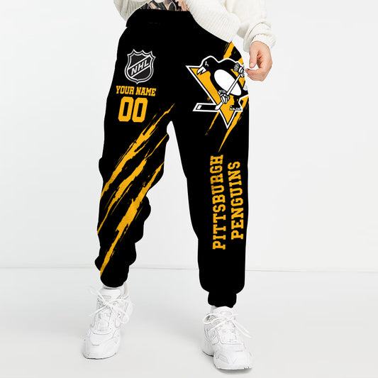 Unisex Adult NHL New Personalized Long Pants