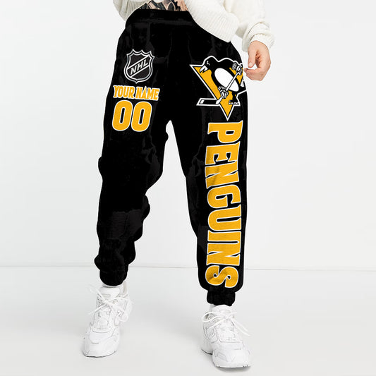Unisex Adult NHL New Personalized Long Pants