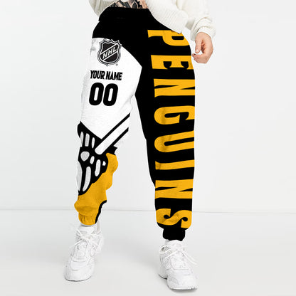 Unisex Adult NHL New Personalized Long Pants