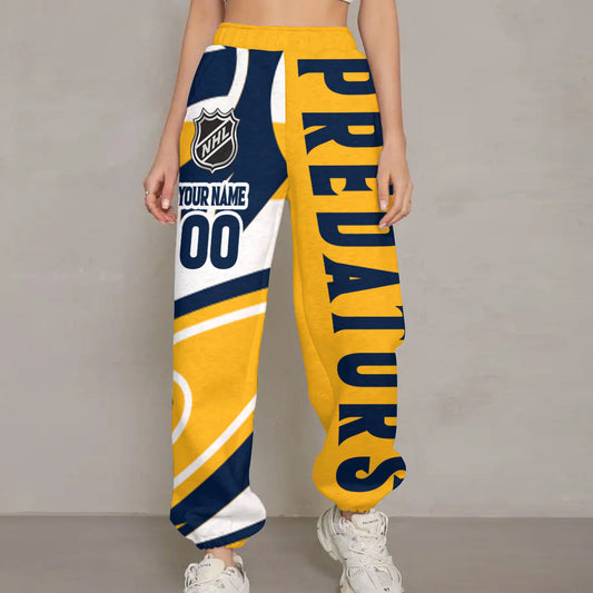 Unisex Adult NHL New Personalized Long Pants
