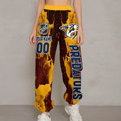 Unisex Adult NHL New Personalized Long Pants