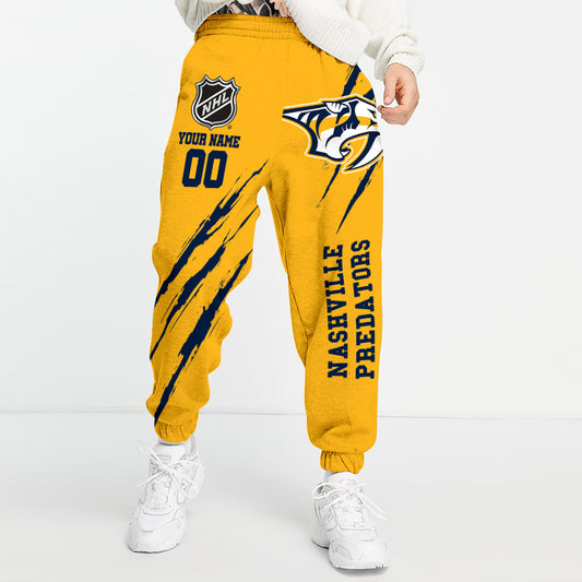 Unisex Adult NHL New Personalized Long Pants