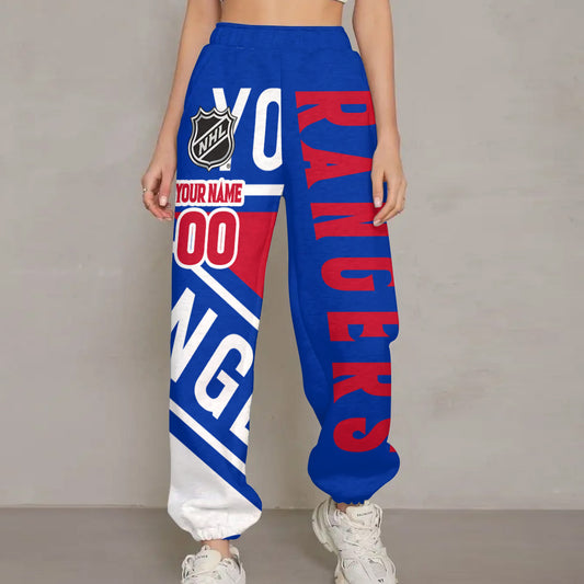 Unisex Adult NHL New Personalized Long Pants