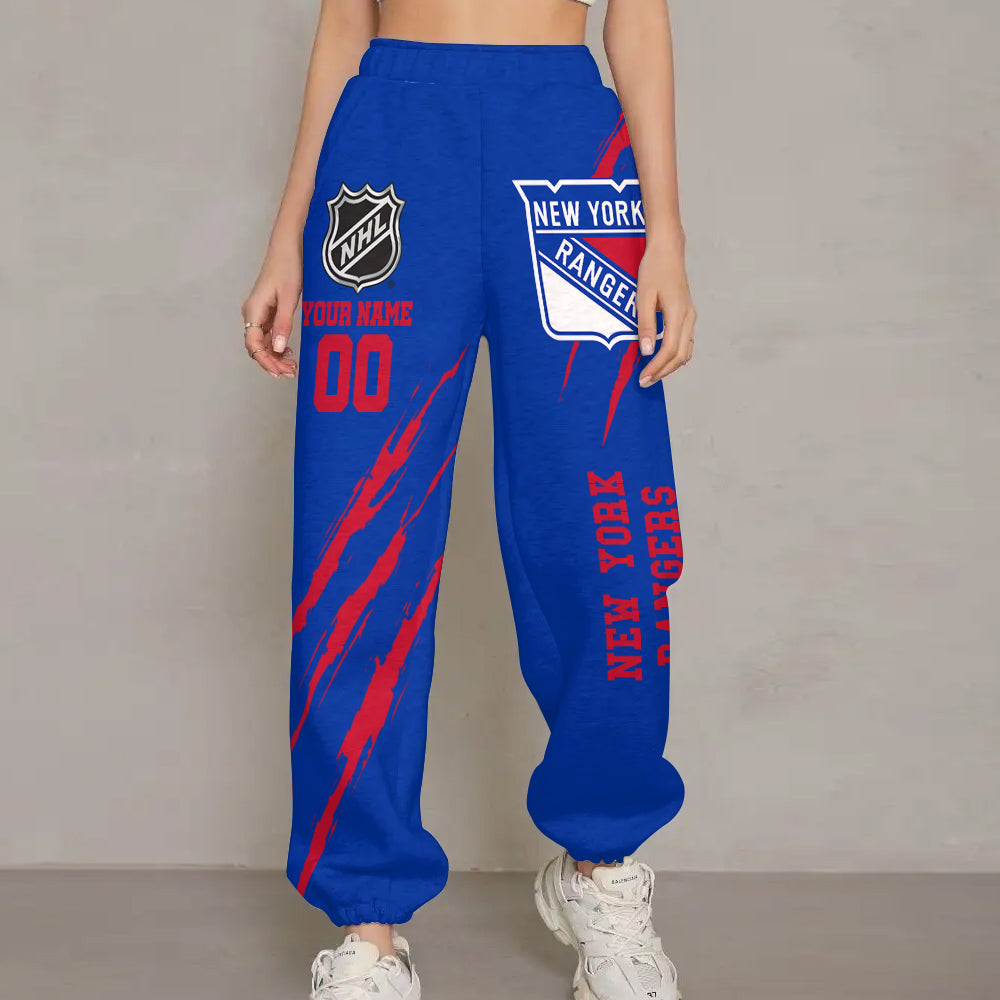 Unisex Adult NHL New Personalized Long Pants