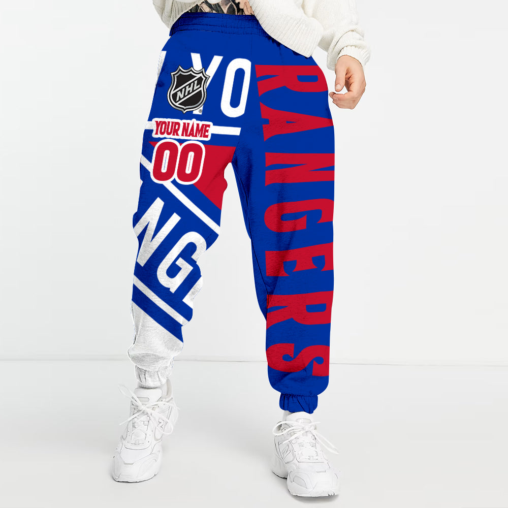 Unisex Adult NHL New Personalized Long Pants