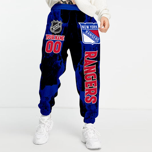 Unisex Adult NHL New Personalized Long Pants