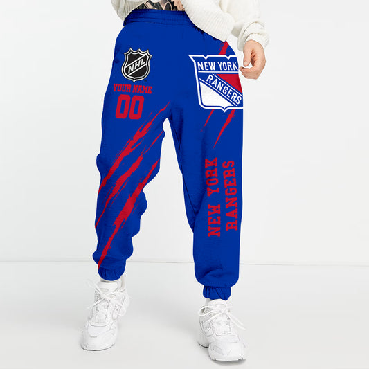 Unisex Adult NHL New Personalized Long Pants