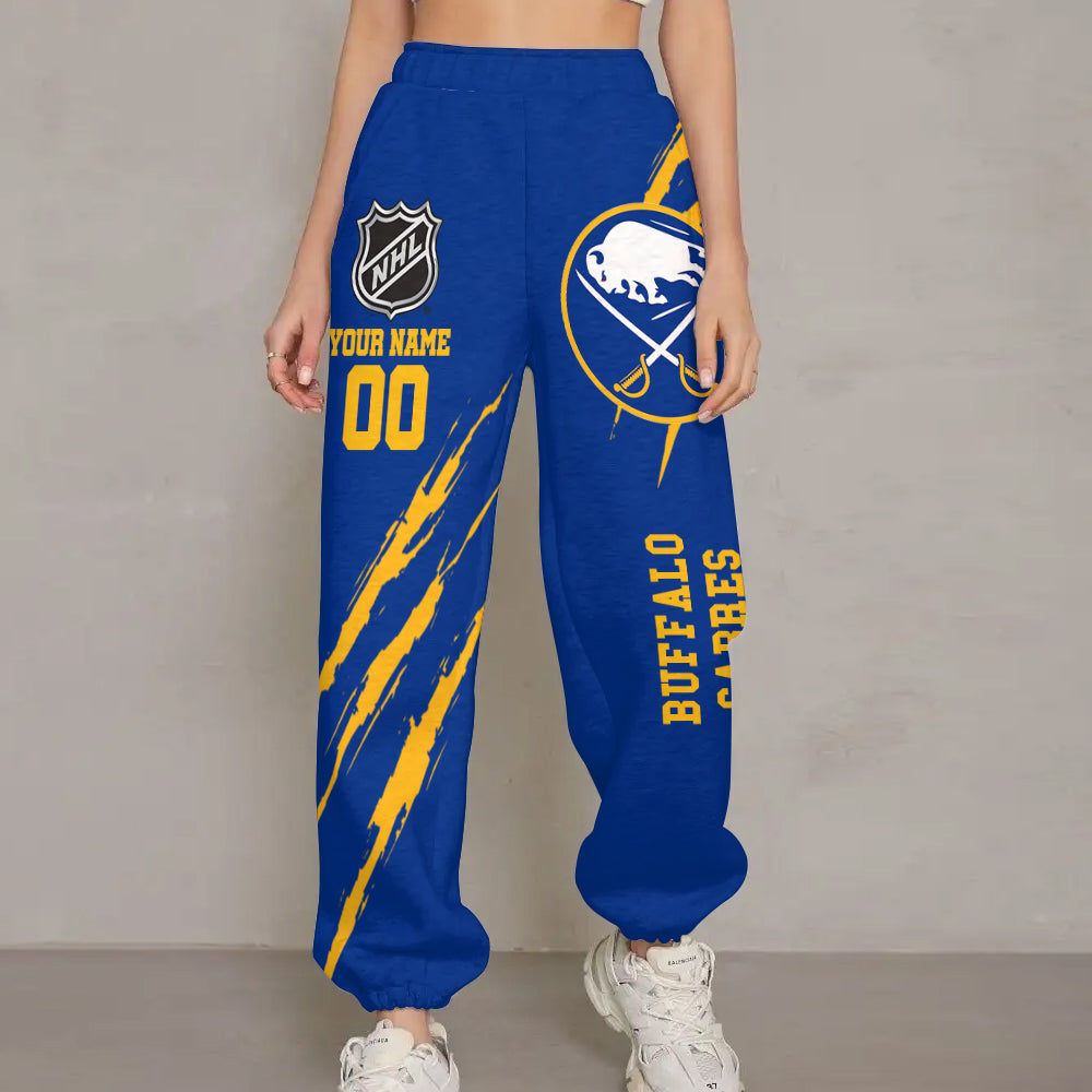 Unisex Adult NHL New Personalized Long Pants