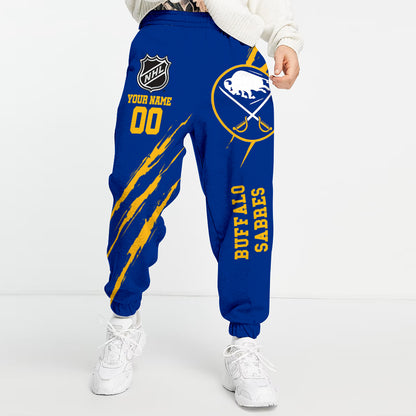 Unisex Adult NHL New Personalized Long Pants