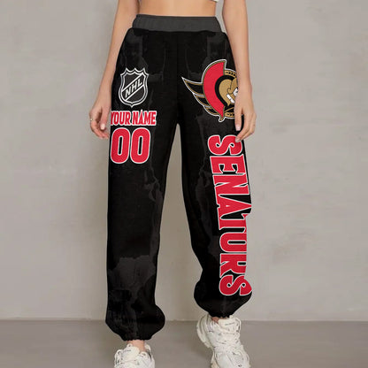 Unisex Adult NHL New Personalized Long Pants