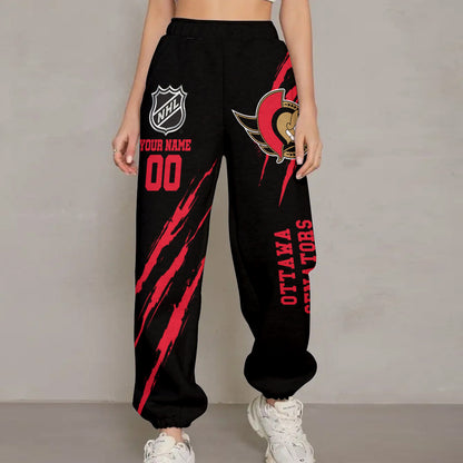 Unisex Adult NHL New Personalized Long Pants