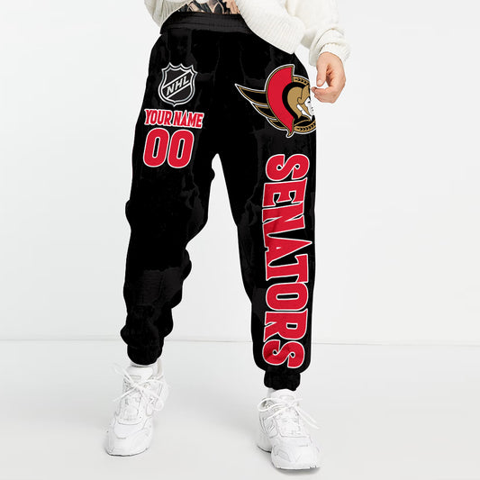 Unisex Adult NHL New Personalized Long Pants