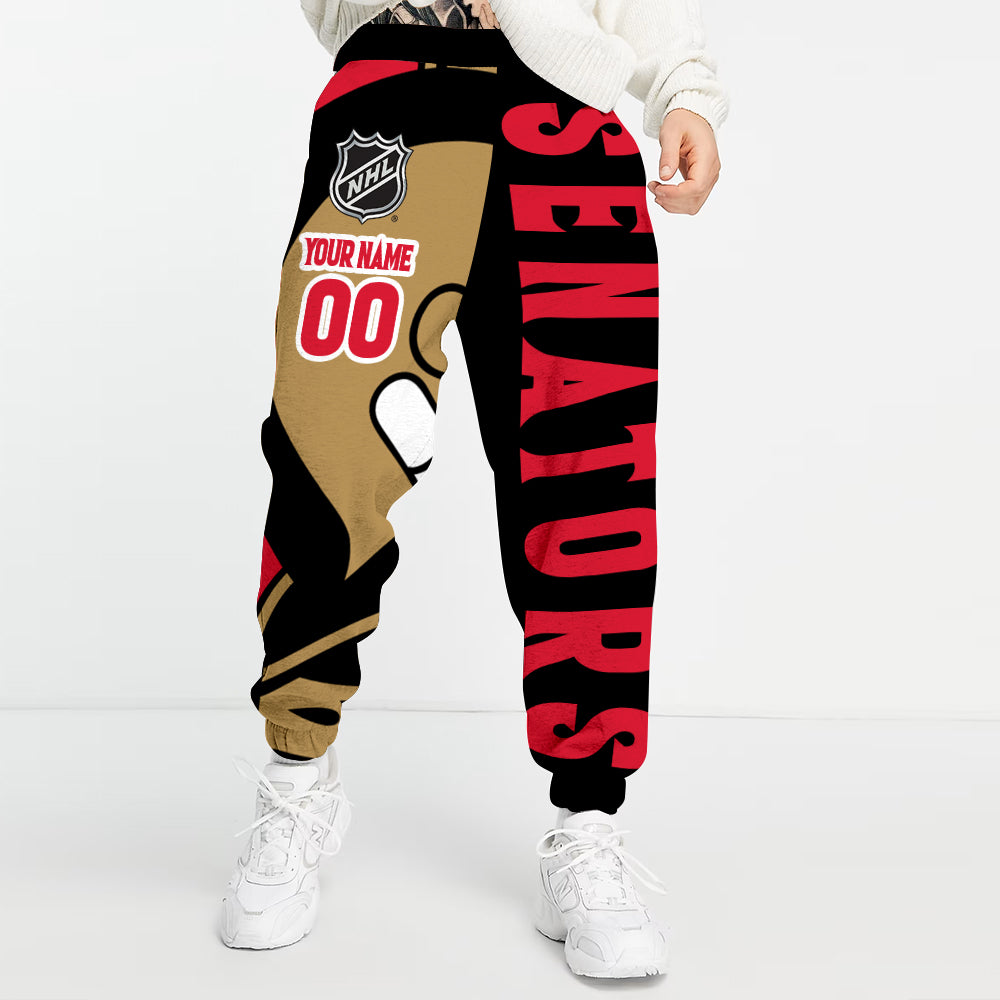 Unisex Adult NHL New Personalized Long Pants