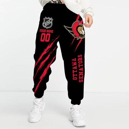Unisex Adult NHL New Personalized Long Pants