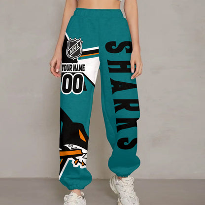 Unisex Adult NHL New Personalized Long Pants