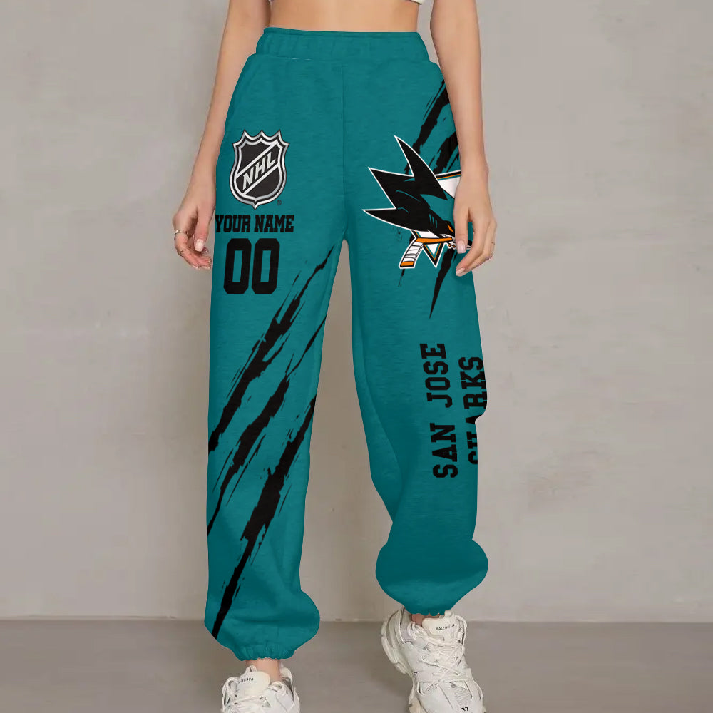 Unisex Adult NHL New Personalized Long Pants