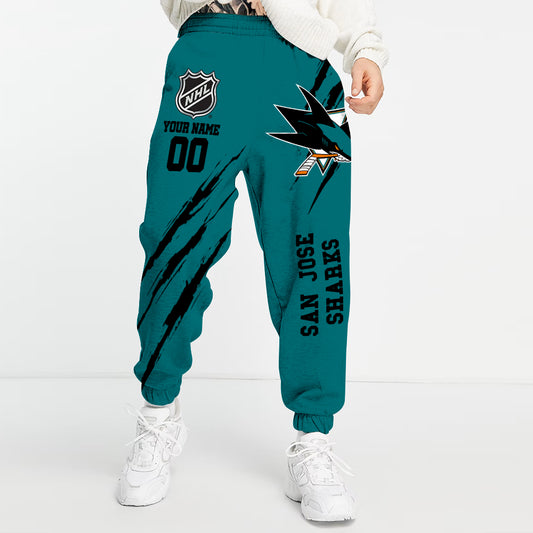 Unisex Adult NHL New Personalized Long Pants