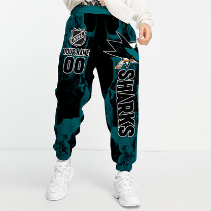 Unisex Adult NHL New Personalized Long Pants