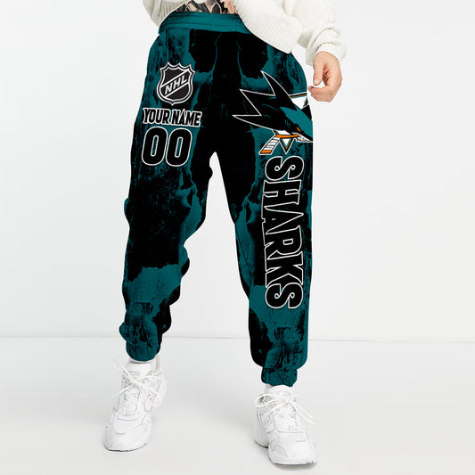 Unisex Adult NHL New Personalized Long Pants