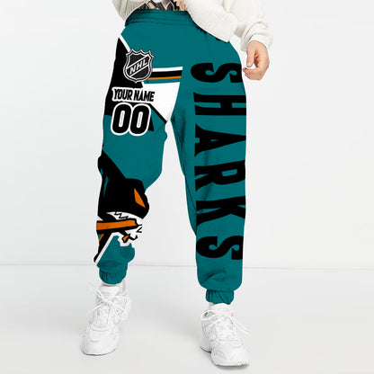 Unisex Adult NHL New Personalized Long Pants
